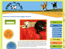 Tablet Screenshot of pawsplay.com